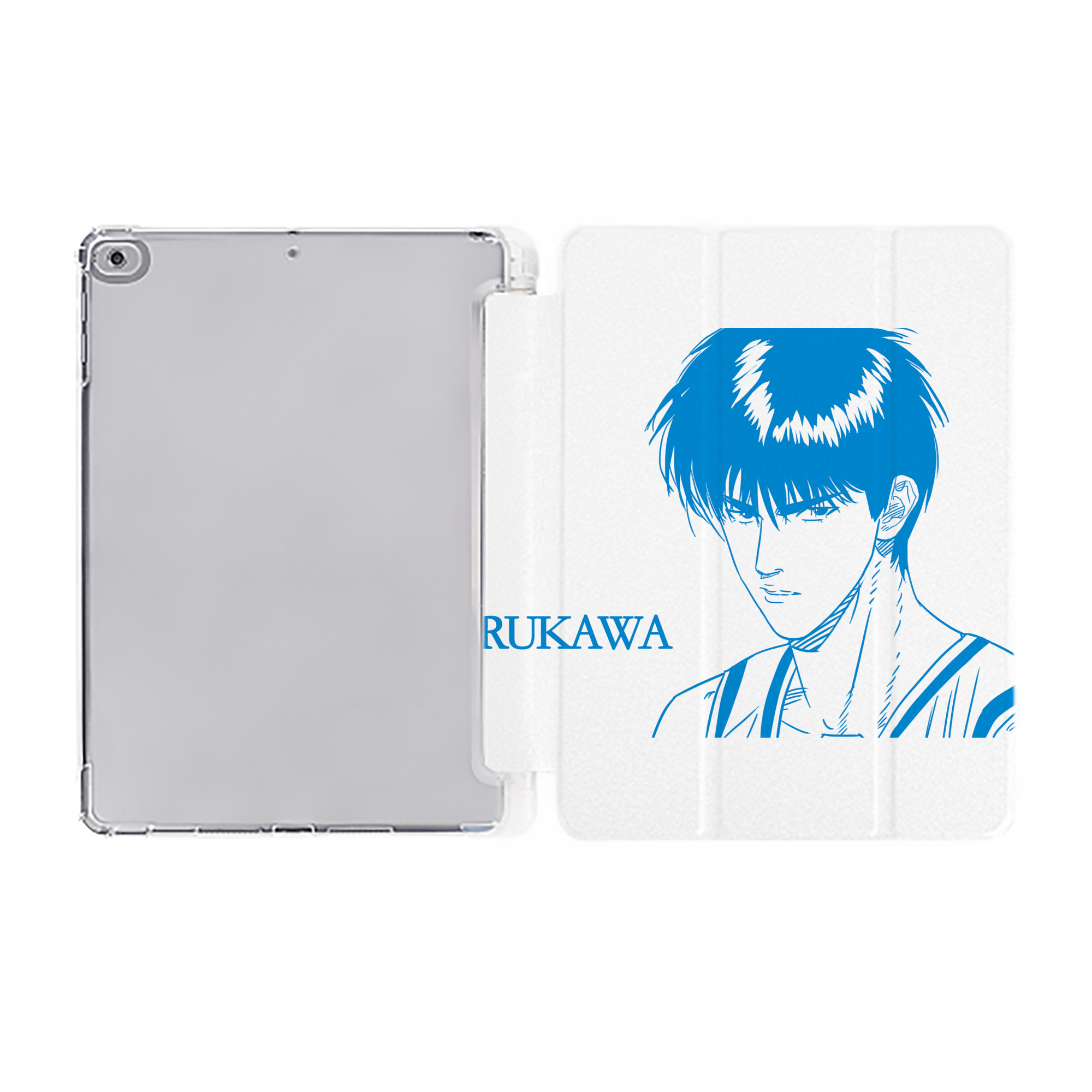 （画像用） SLAM DUNK／スラムダンク IPad ケース ペン収納付き 三つ折りスタンド PUレザー×シリコン 対応機種9.5/10.5/10.9インチ
